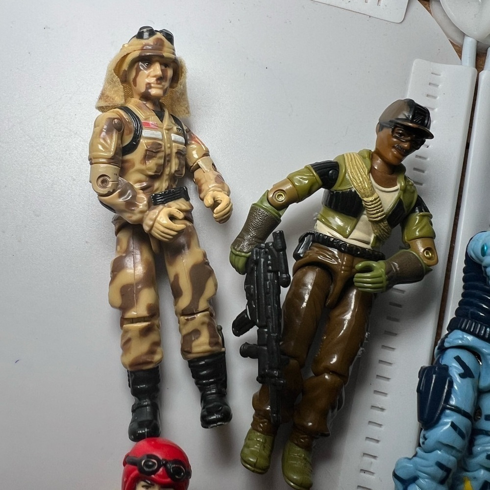 Vintage GI Joe Lot Of 8 Grand Slam Alpine Dusty Shock Wave Crazy Legs - Picture 4 of 5